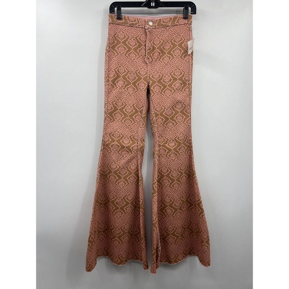 Free People Throw It Back Reversible Flare Jeans - Picture 2 of 11